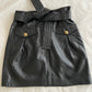 Maje Leather Skirt - Size 8