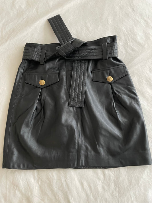 Maje Leather Skirt - Size 8