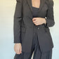 Tibi Sculpted Shoulder Blazer NEW RRP £670- Size 8/10