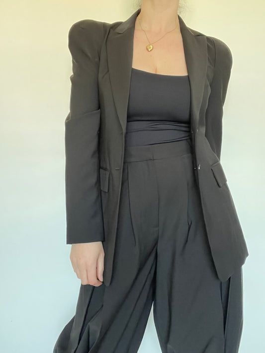 Tibi Sculpted Shoulder Blazer NEW - Size 8/10