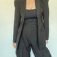 Tibi Sculpted Shoulder Blazer NEW RRP £670- Size 8/10