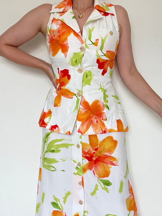 Vintage Co Ord - Size 8