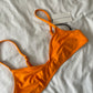 Solid & Striped Bikini Top NEW