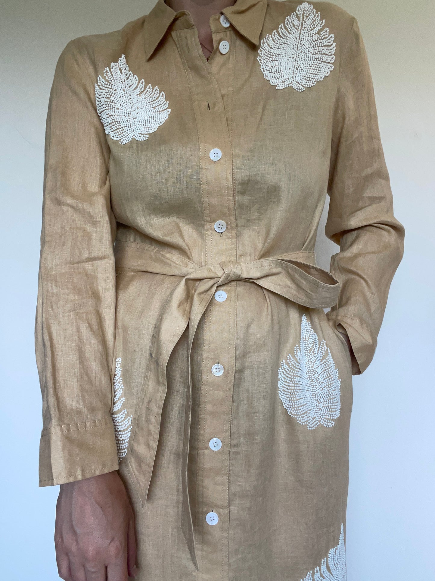 Zara Linen Dress - Size L