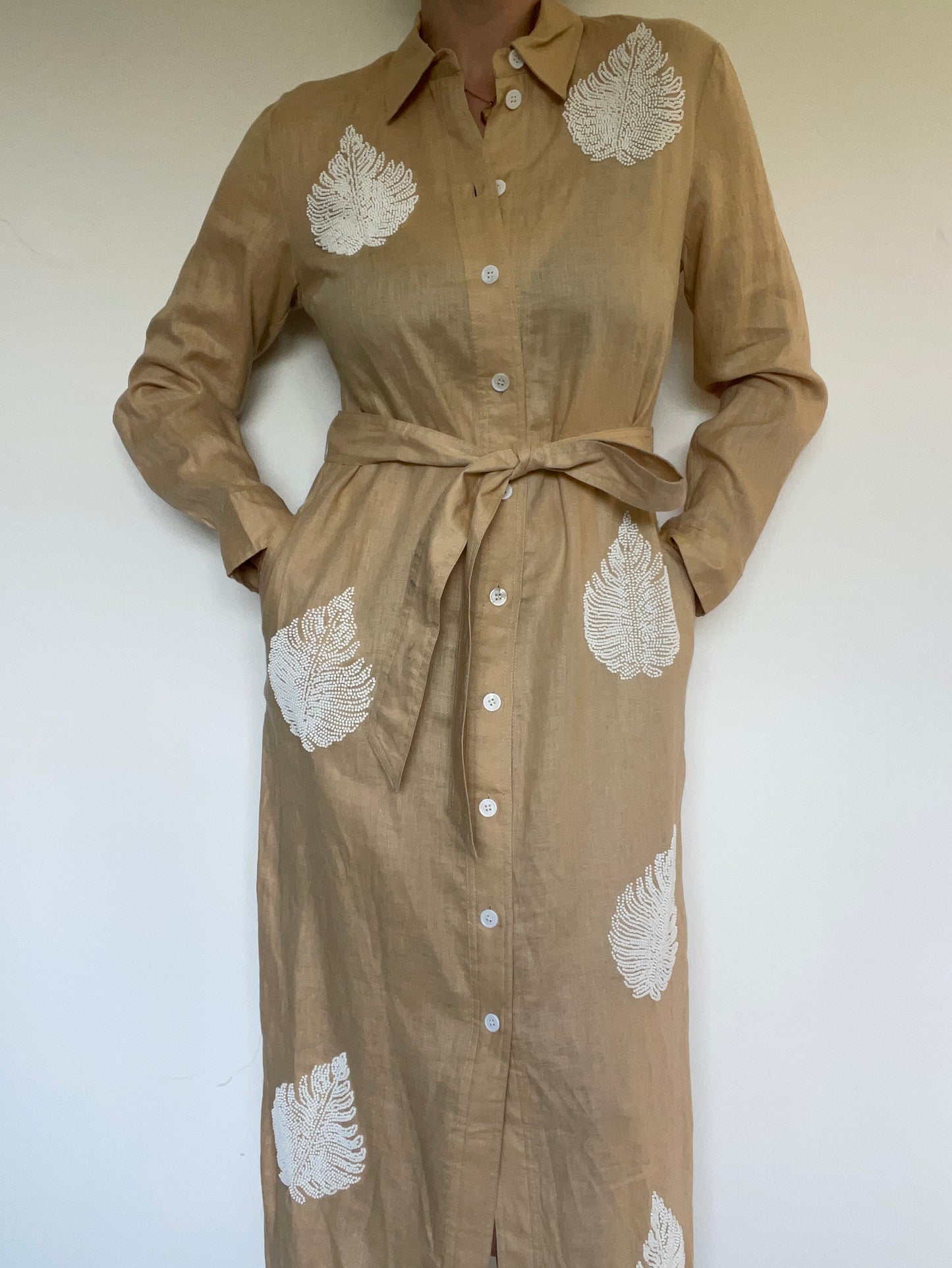Zara Linen Dress - Size L