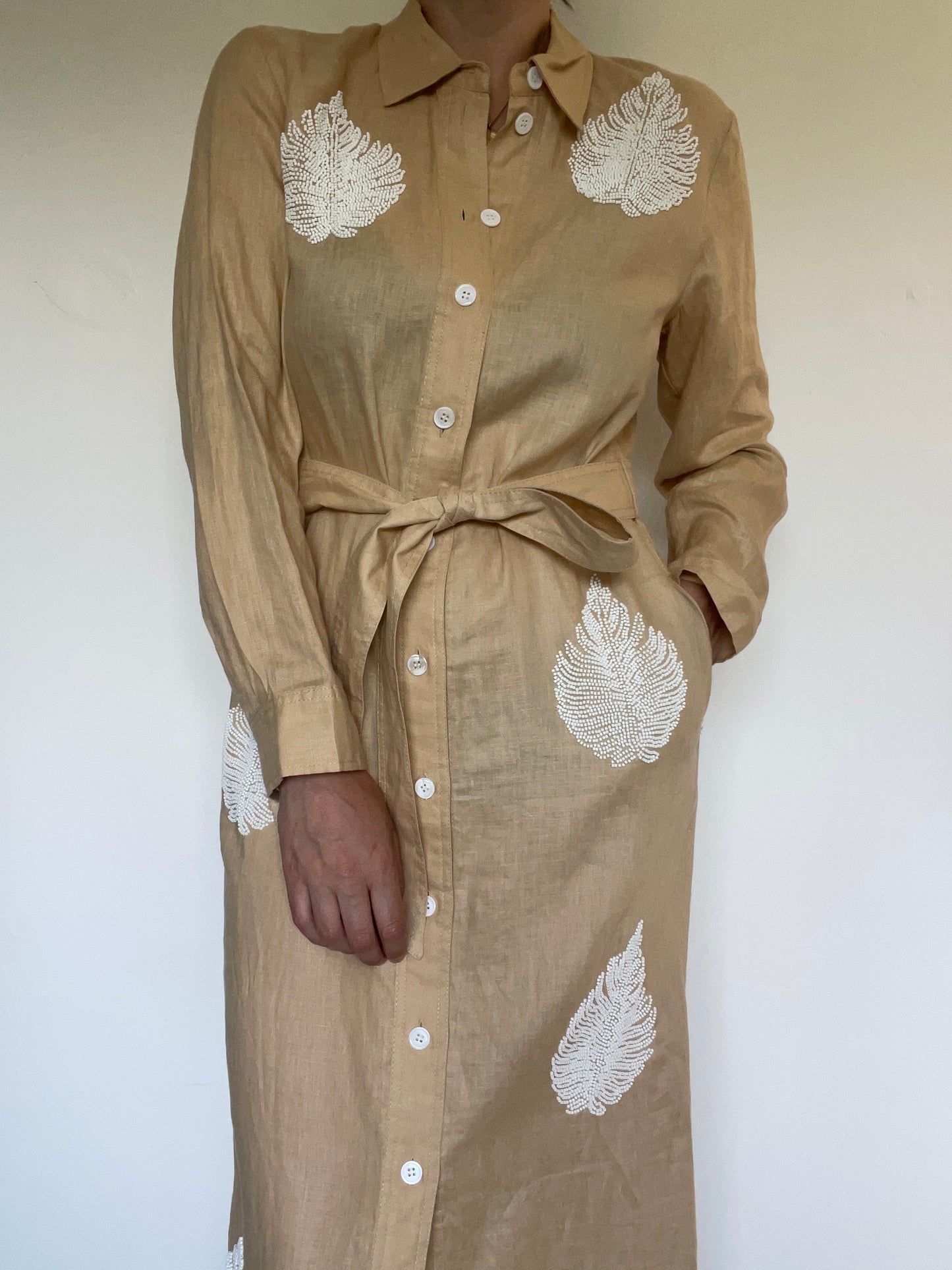 Zara Linen Dress - Size L