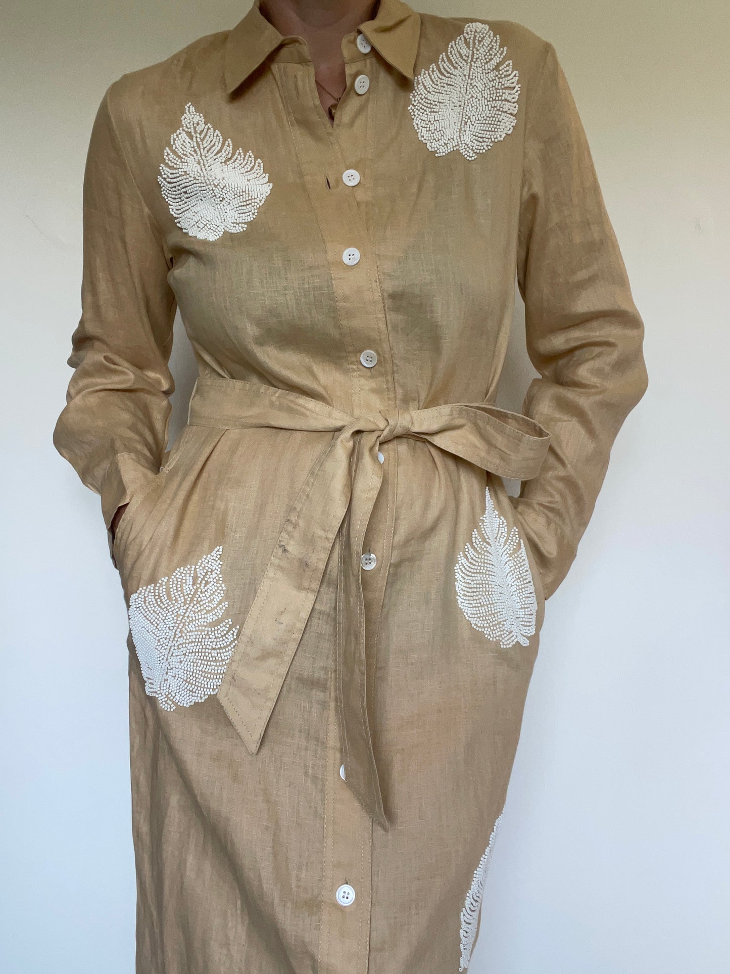 Zara Linen Dress - Size L