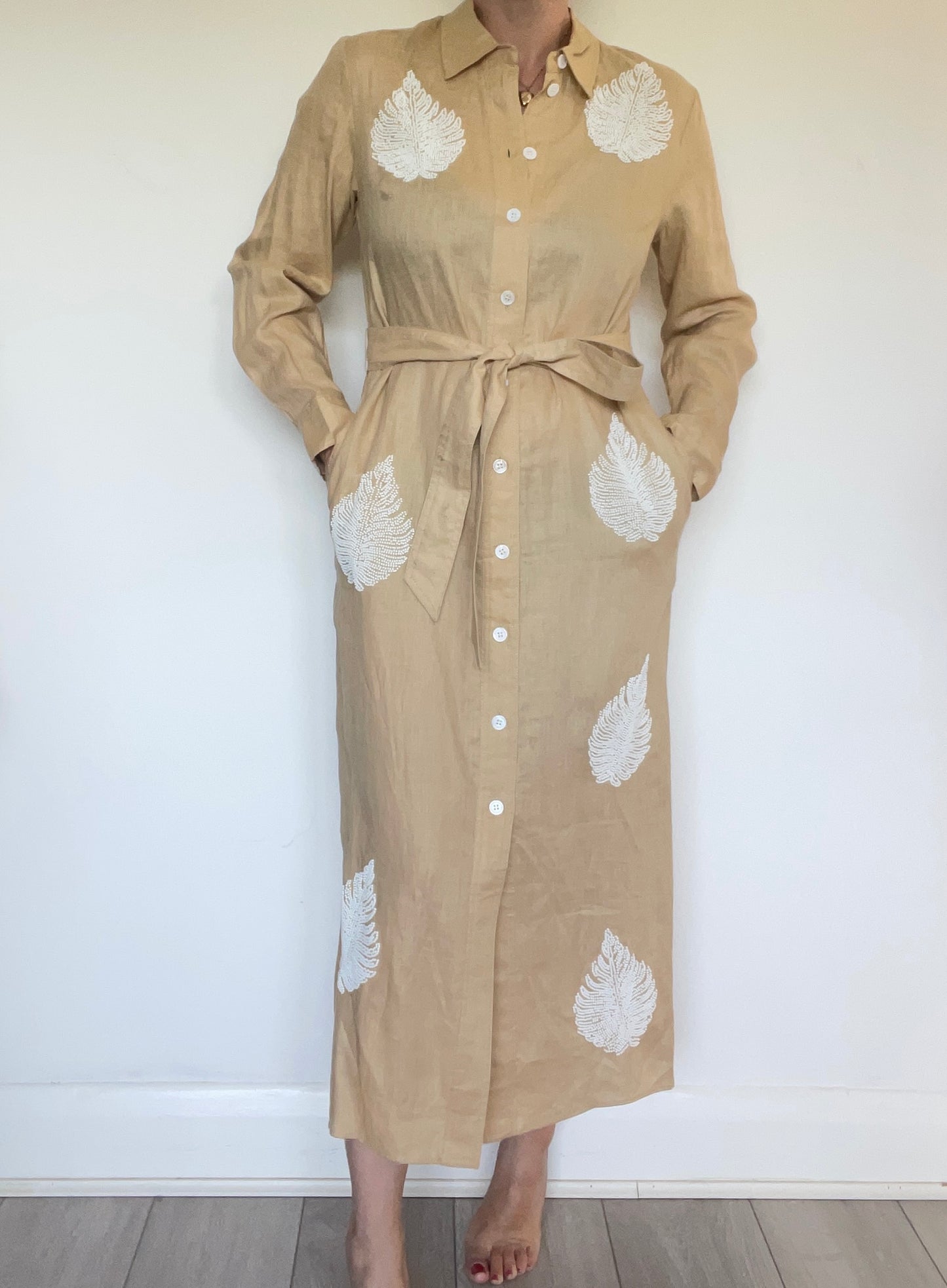 Zara Linen Dress - Size L