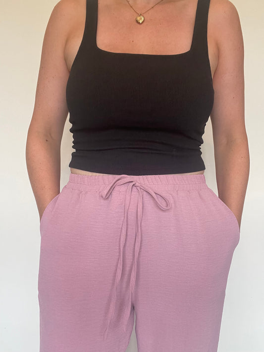 Lilac Trousers - Size M