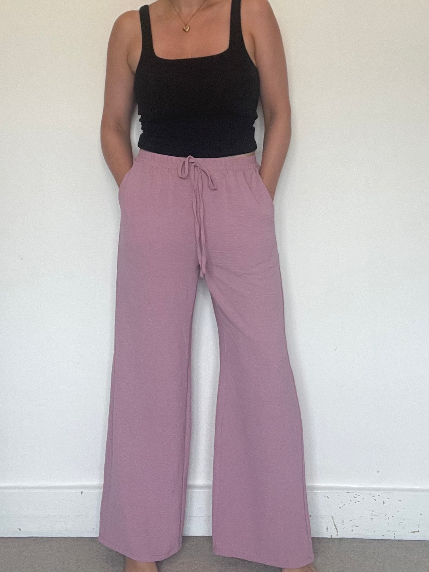 Lilac Trousers - Size M