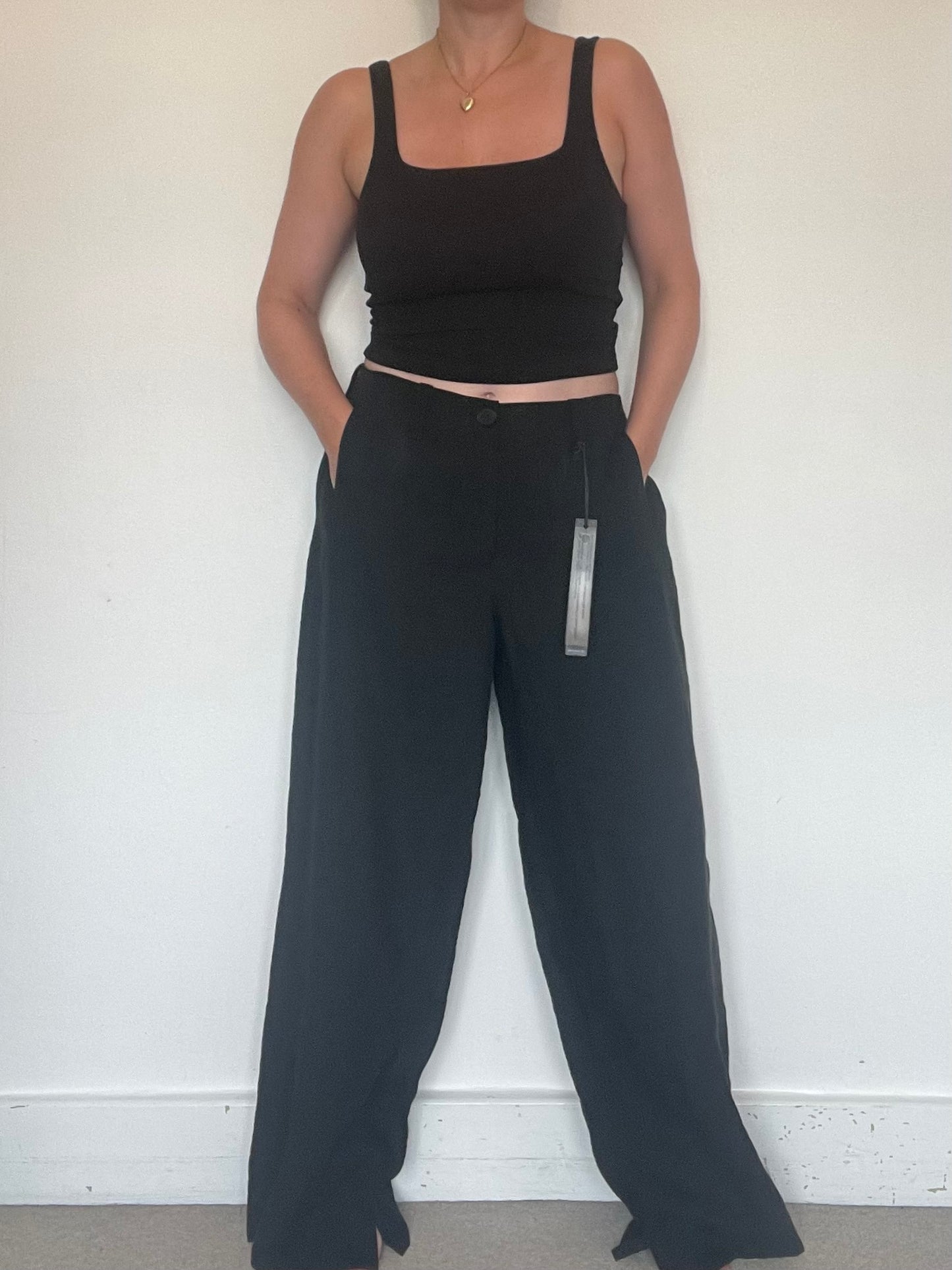 Sulu Kerstin Bernecker Linen Trousers NEW - Size 16