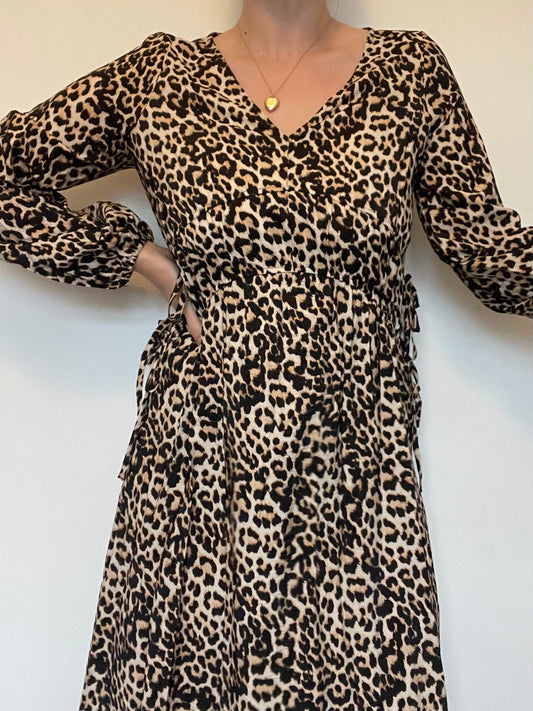 F&F Leopard Dress - Size 8