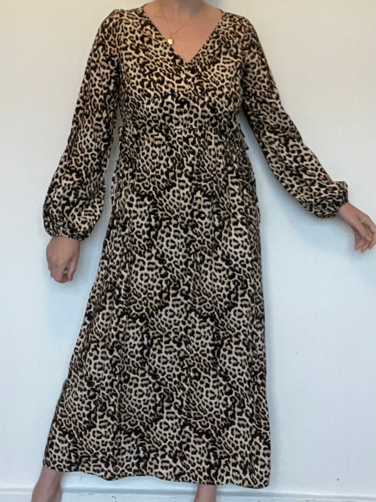 F&F Leopard Dress - Size 8