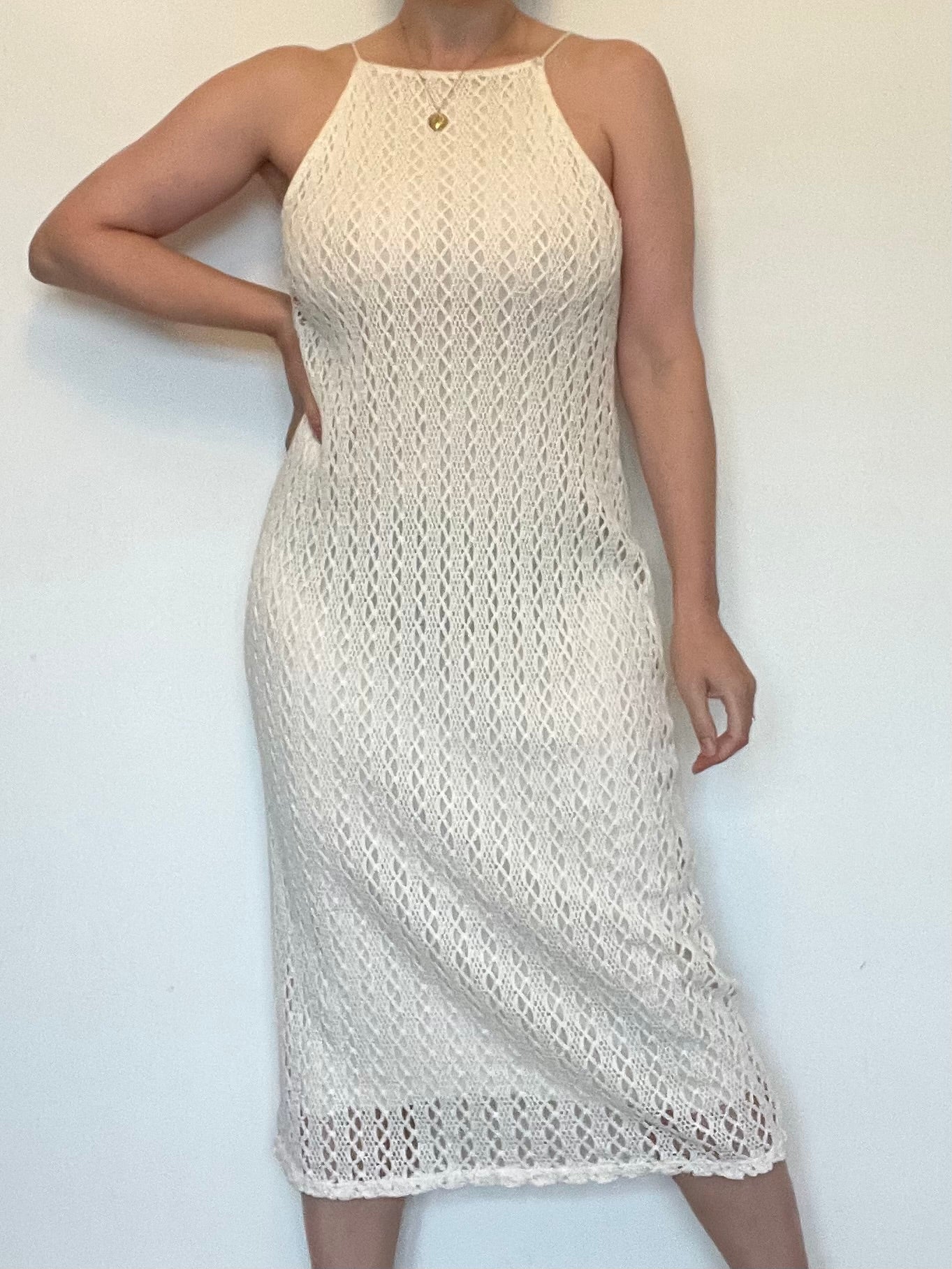 Zara Crochet Dress - Size M