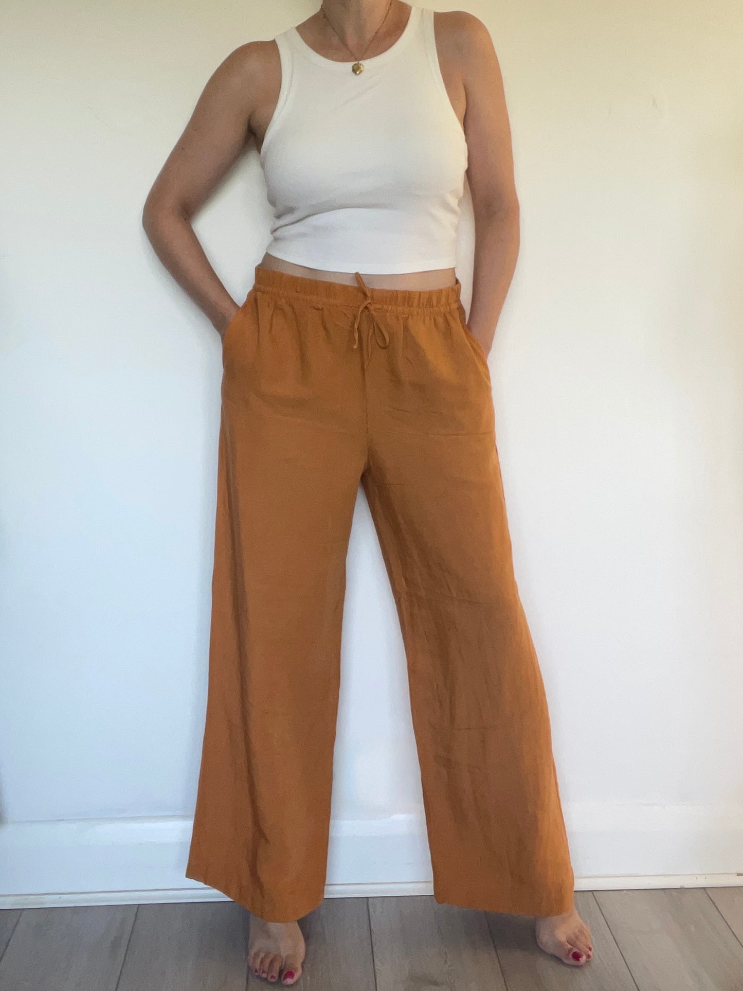 H&M Linen Trousers - Size M