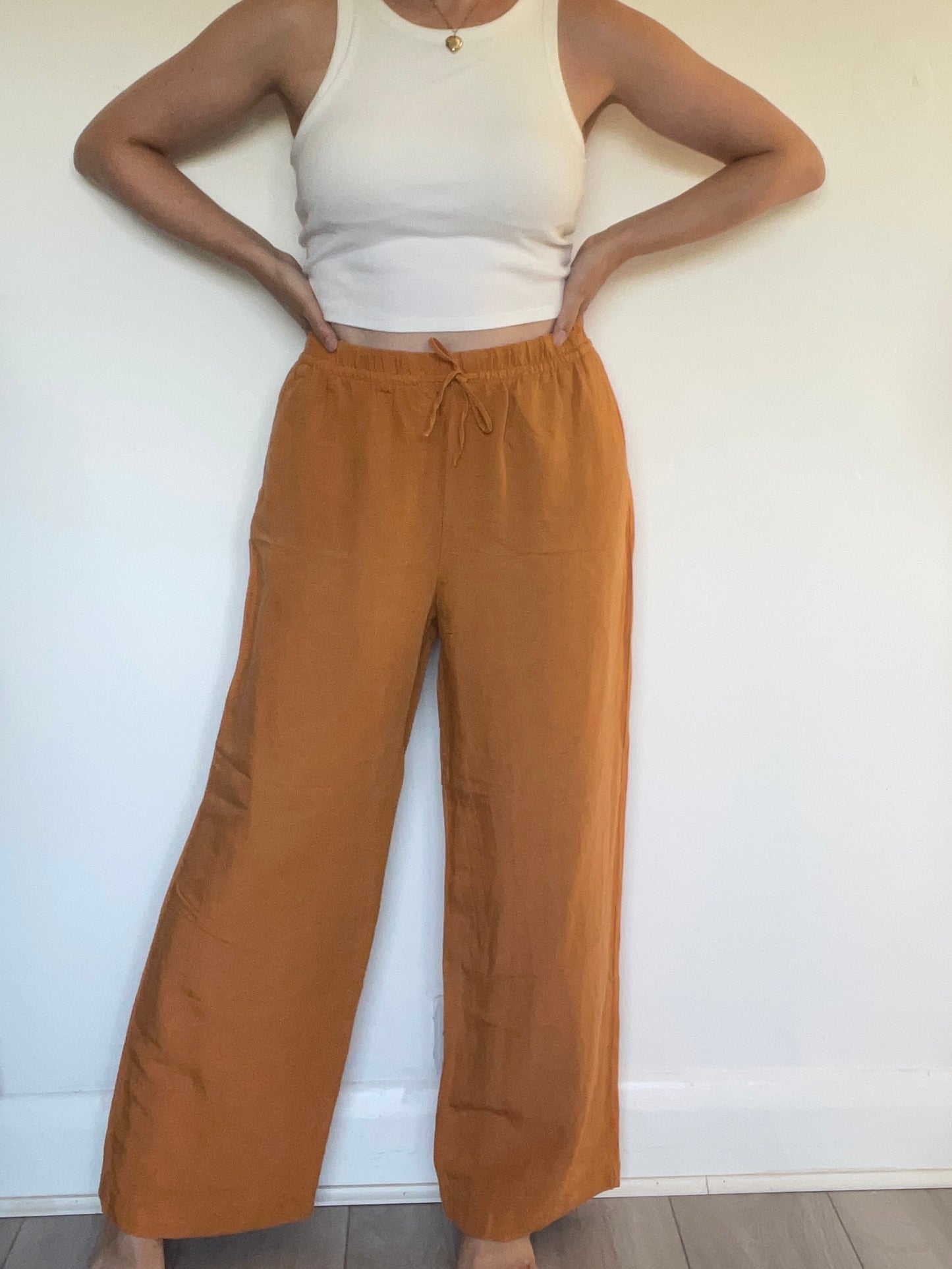 H&M Linen Trousers - Size M