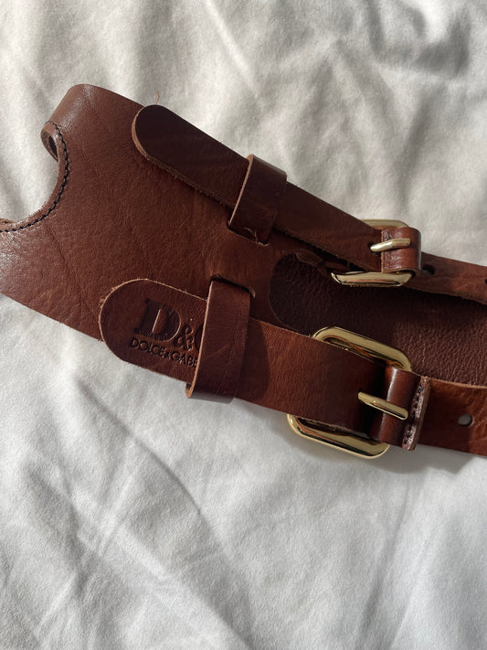 D&G Leather Belt