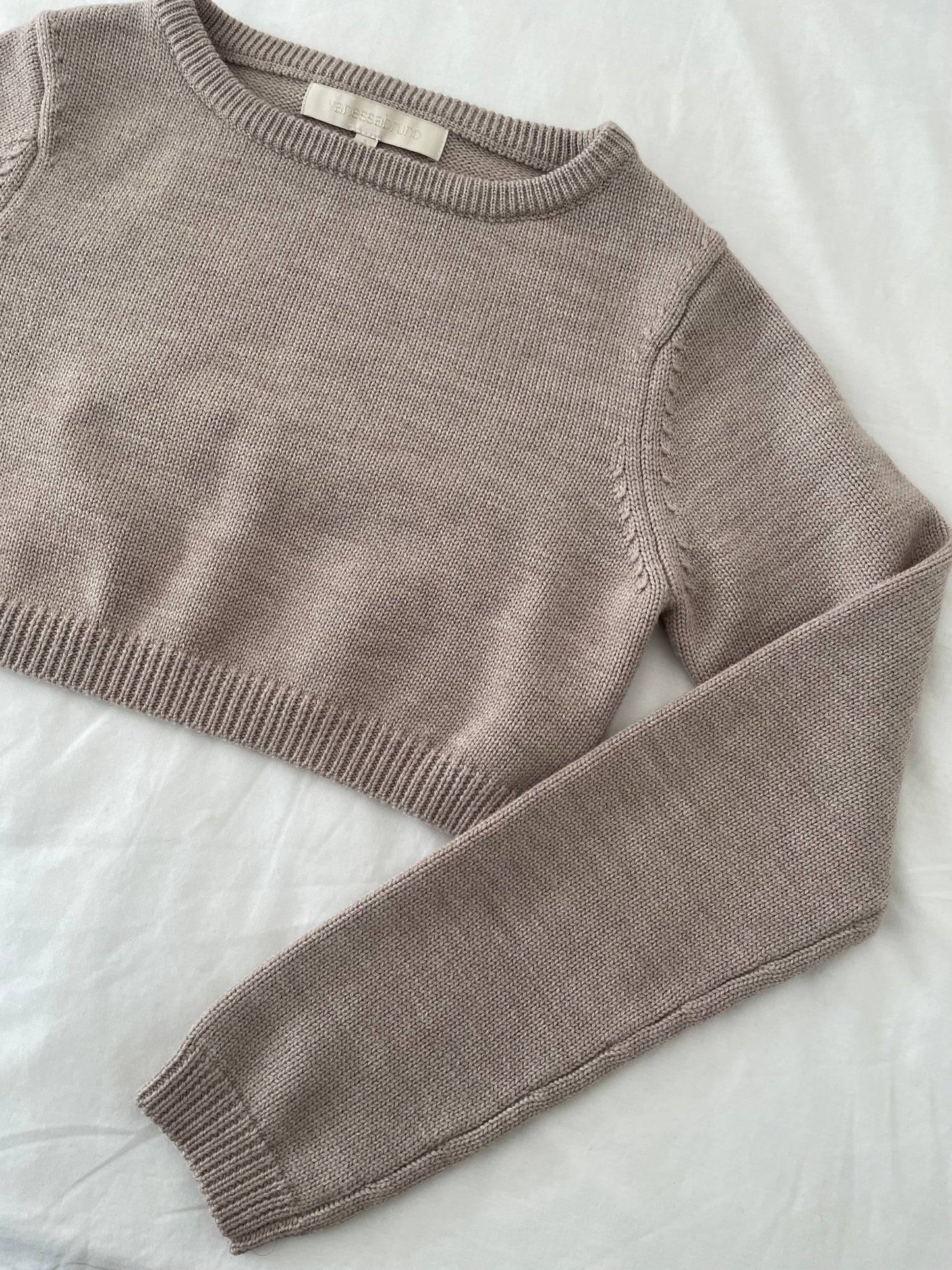 Vanessa Bruno Cropped Merino Wool Jumper