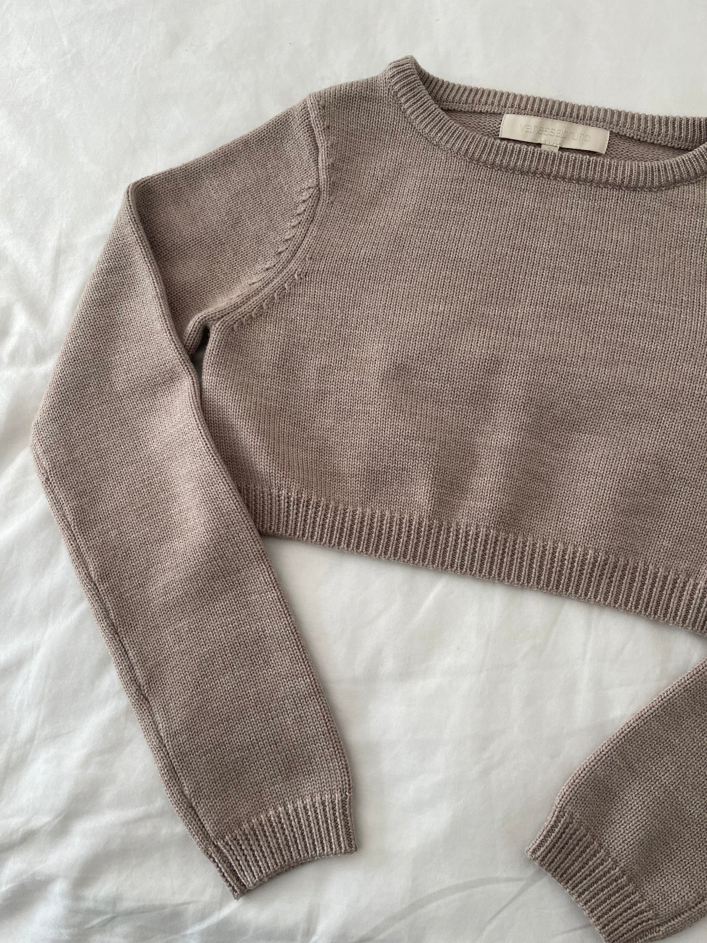 Vanessa Bruno Cropped Merino Wool Jumper