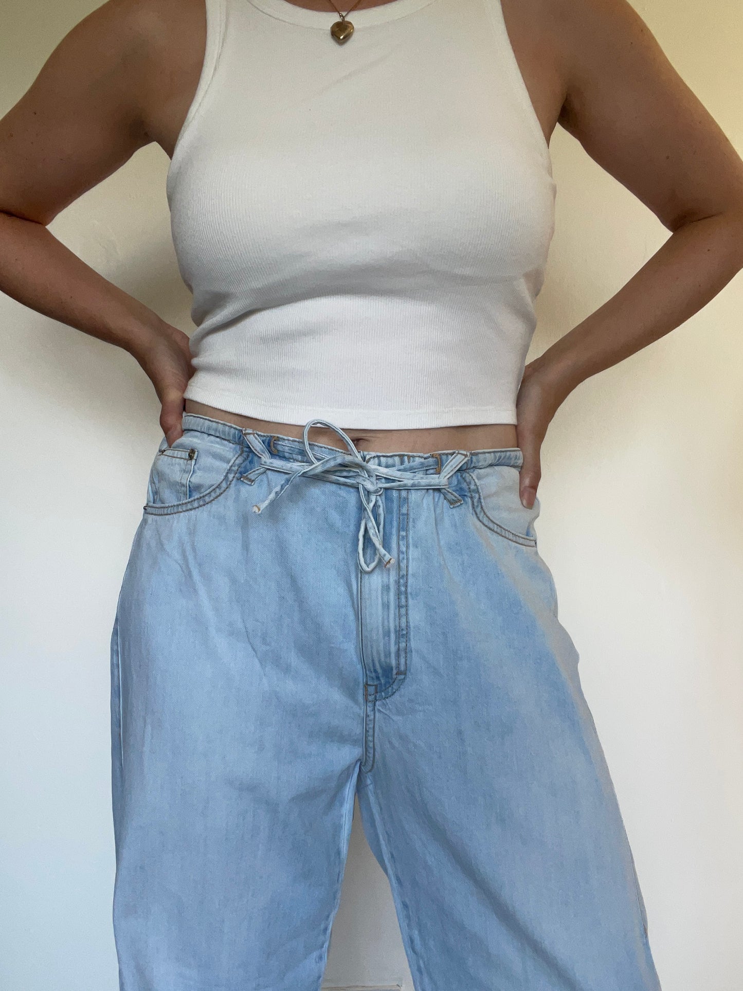 Zara Denim Trousers - Size 14