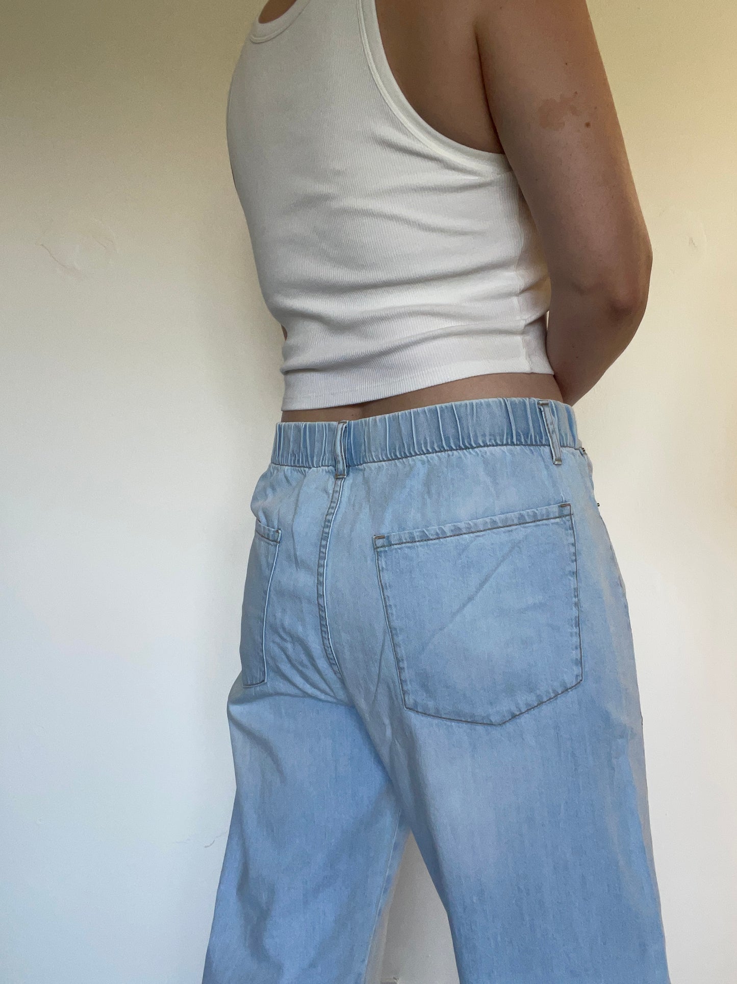 Zara Denim Trousers - Size 14