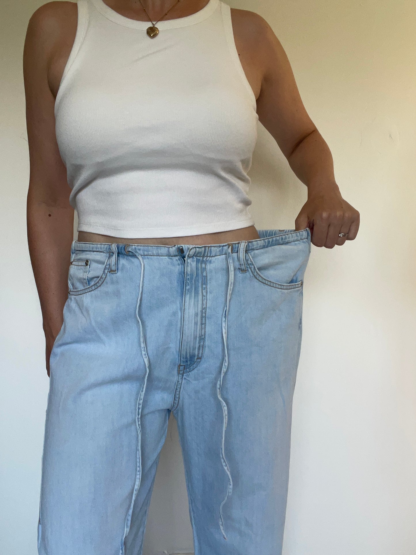 Zara Denim Trousers - Size 14