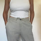 Threadbare Linen Trousers - Size 12