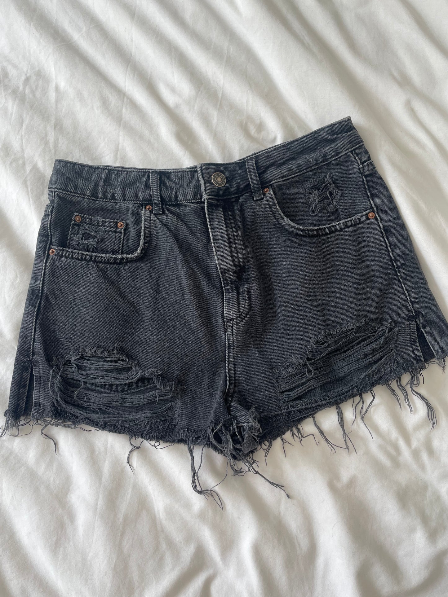 Topshop Denim Shorts - Size 10