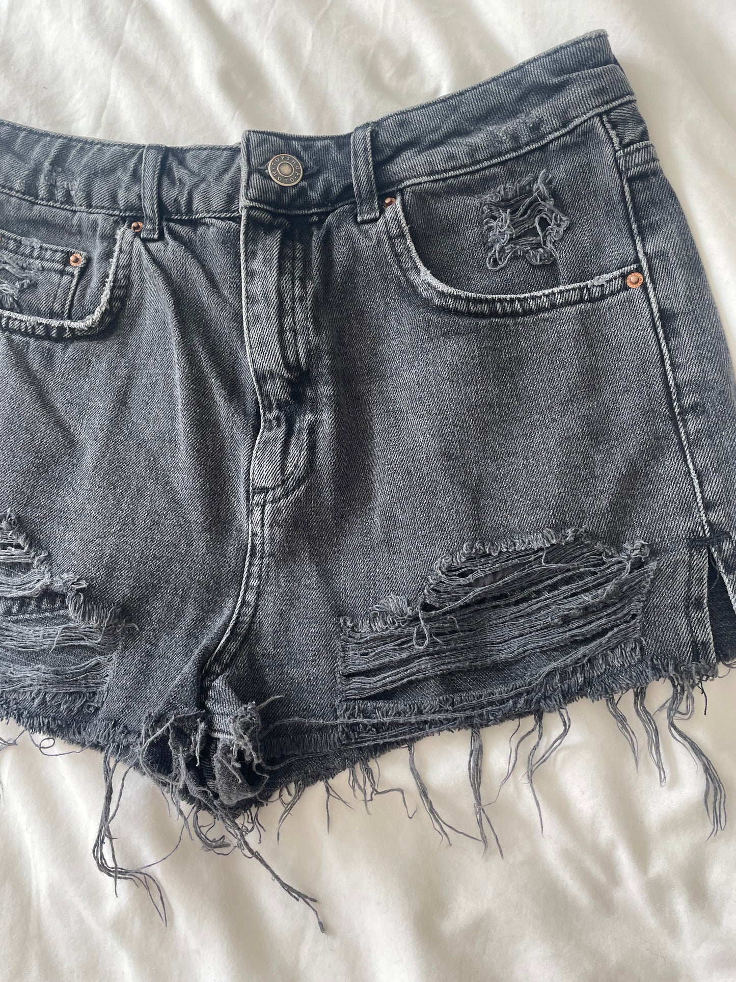 Topshop Denim Shorts - Size 10