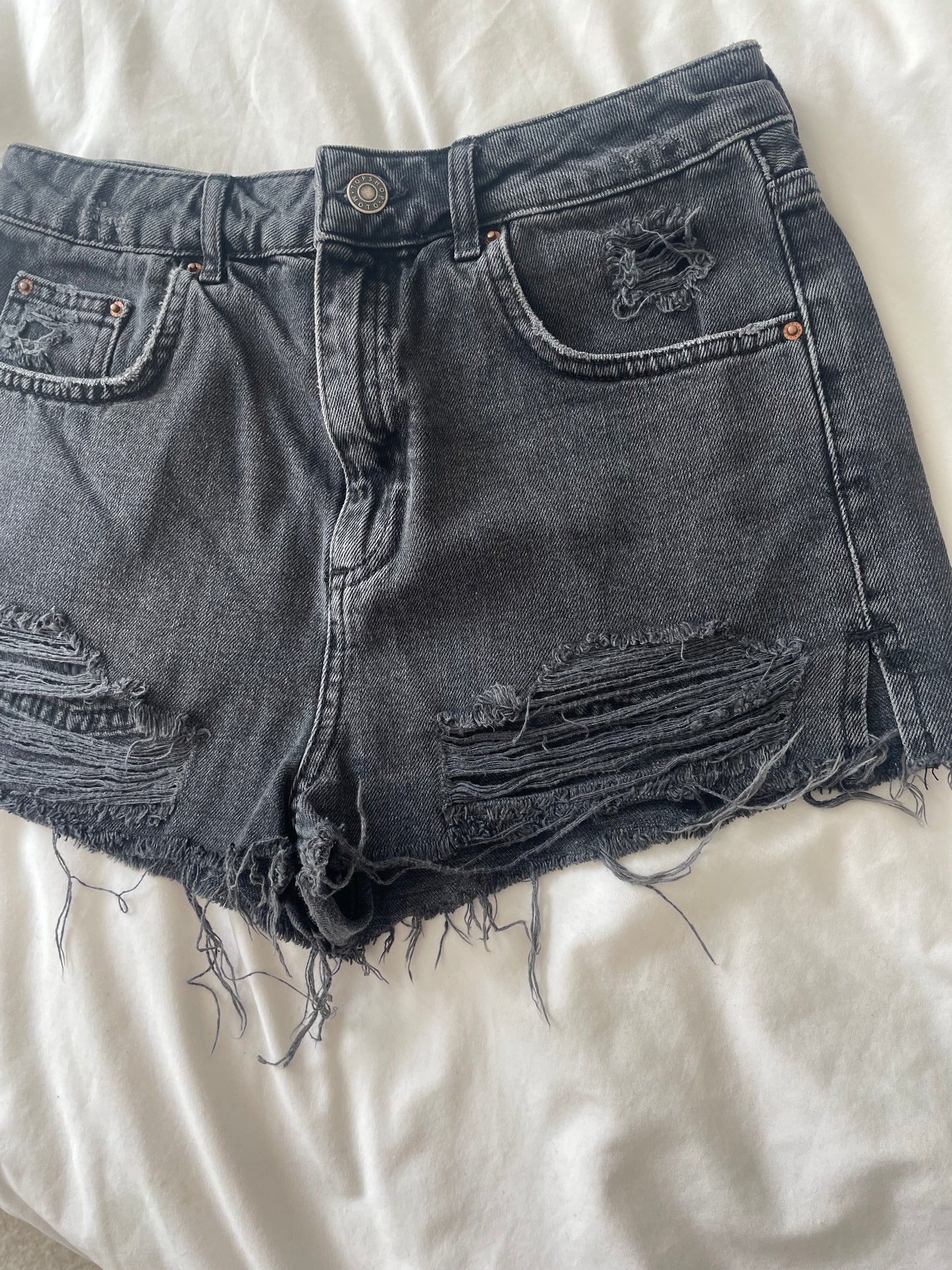 Topshop Denim Shorts - Size 10