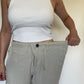 Threadbare Linen Trousers - Size 12