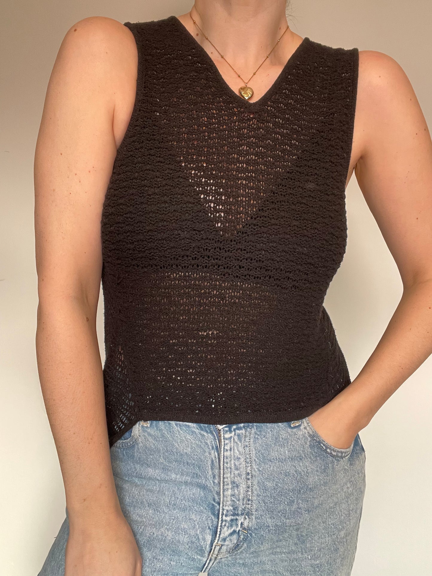 Helmut Lang Knit Top - Size Small