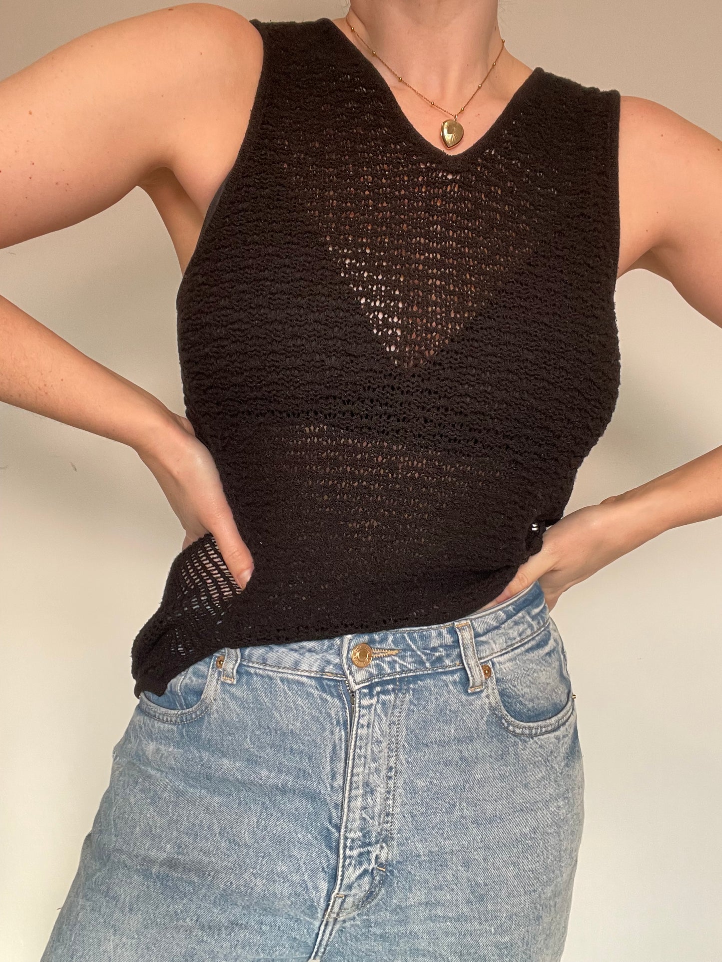 Helmut Lang Knit Top - Size Small
