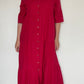 Linen Midi Dress - Size 12