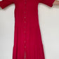 Linen Midi Dress - Size 12
