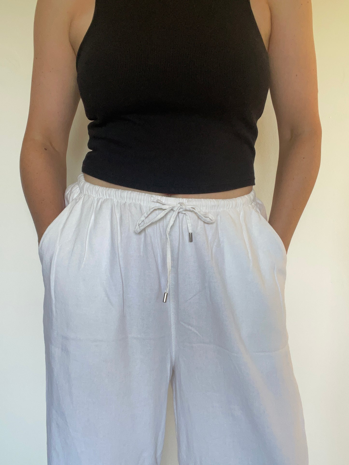 M&S Linen Trousers  - Size 14