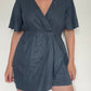 Zara Linen Playsuit NEW - Size M