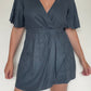 Zara Linen Playsuit NEW - Size M