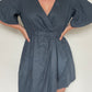 Zara Linen Playsuit NEW - Size M