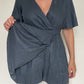 Zara Linen Playsuit NEW - Size M