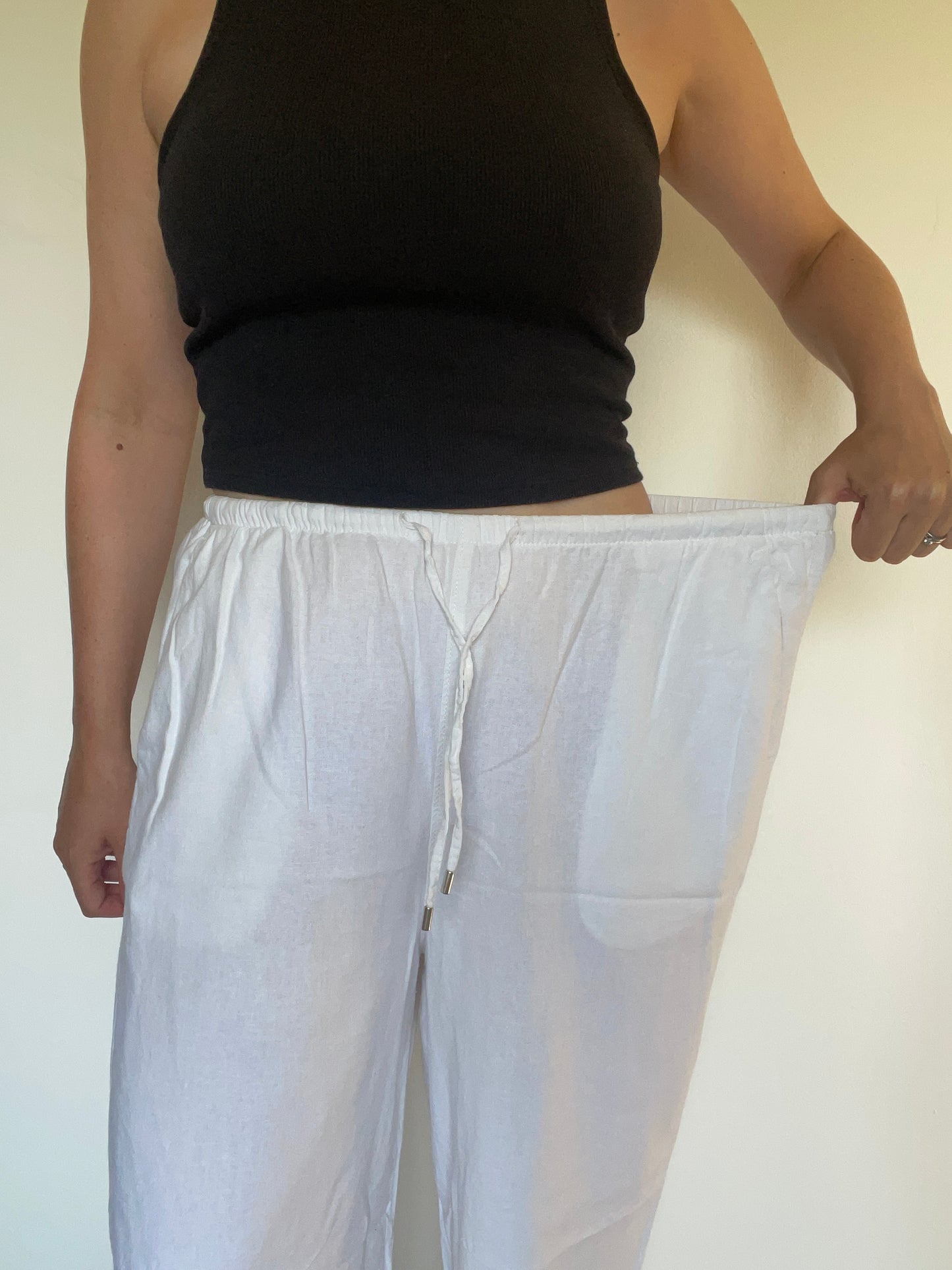M&S Linen Trousers  - Size 14