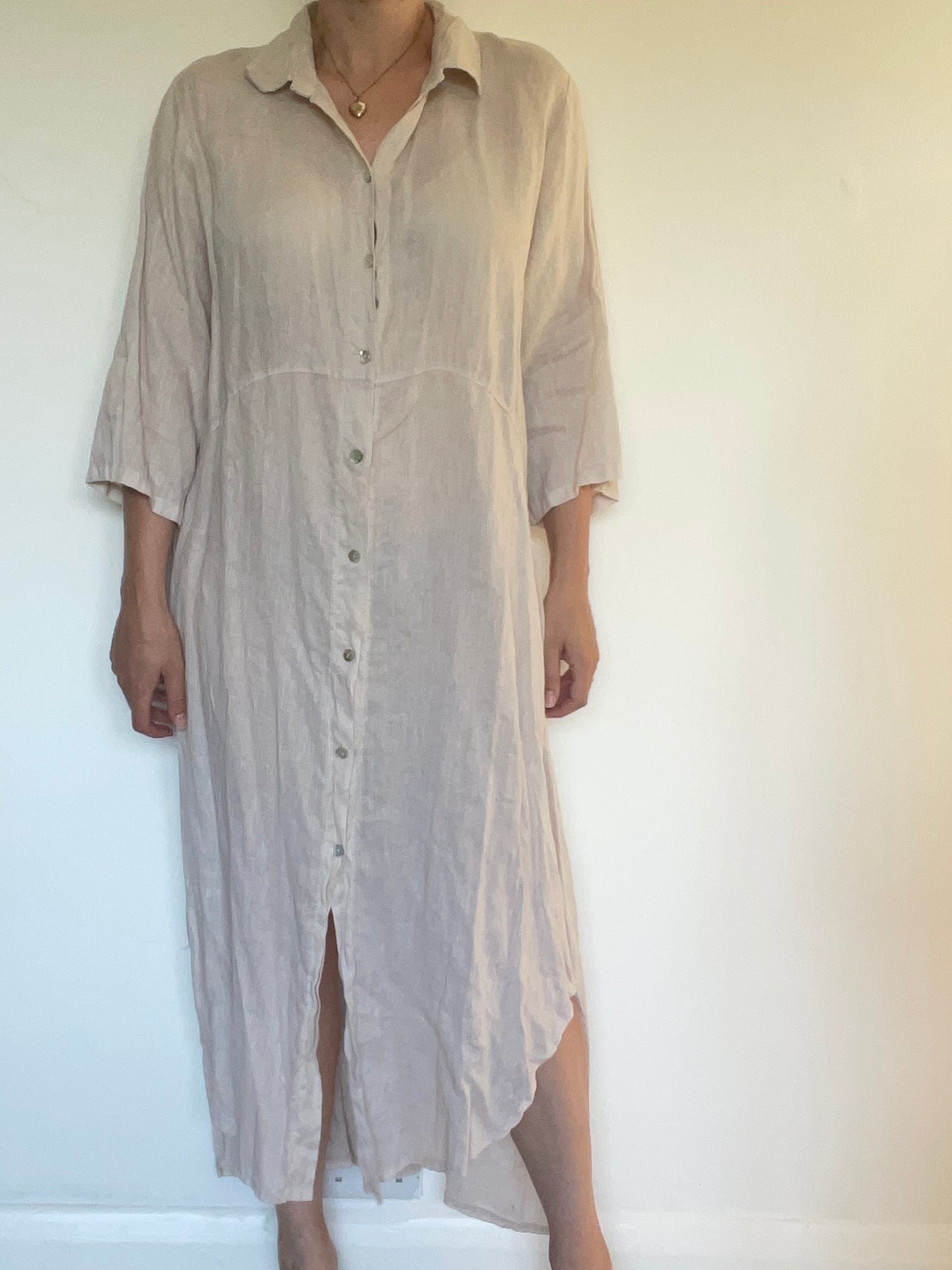 Linen Dress - Size L