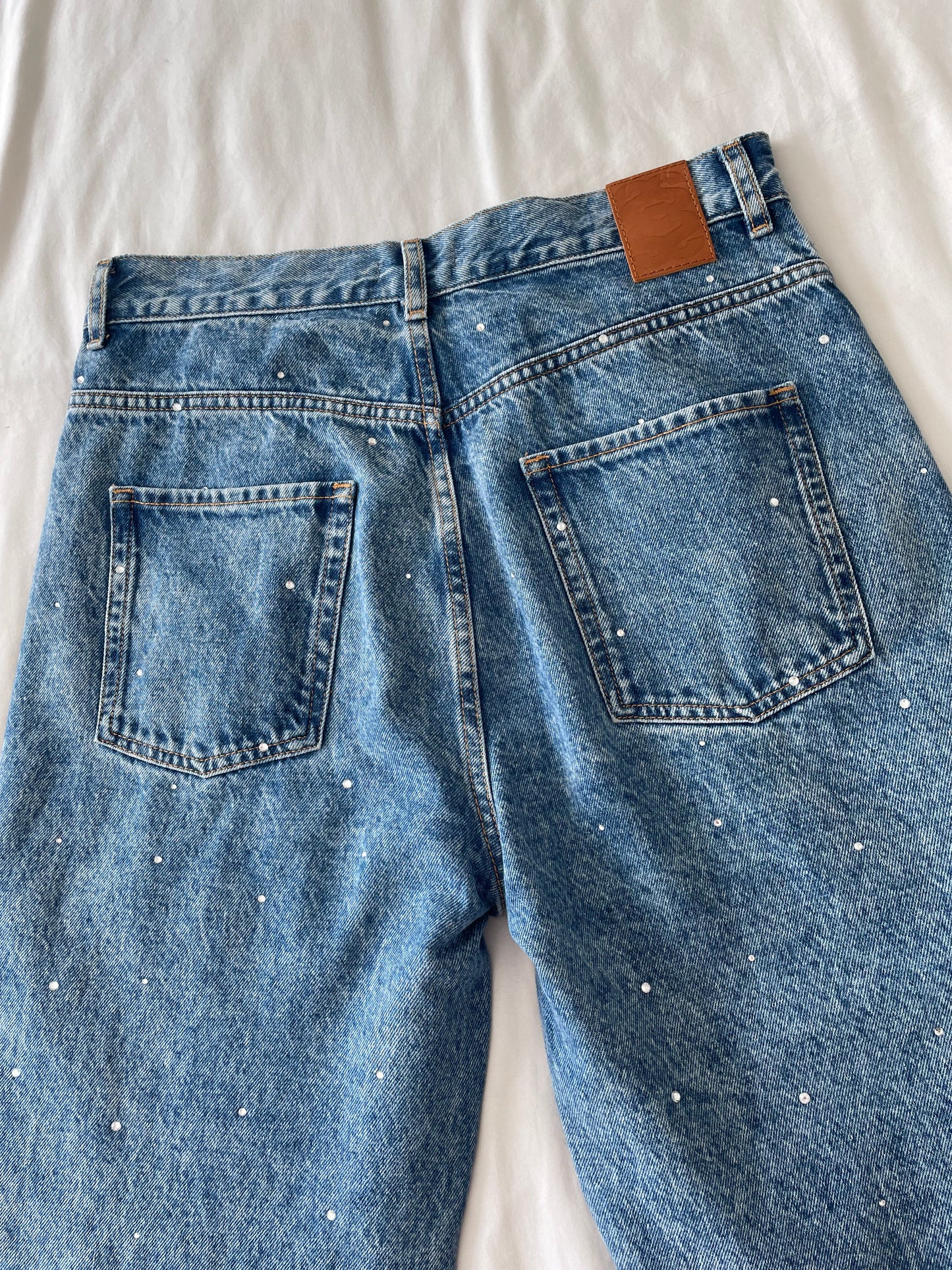 Sandro Embellished Jeans - Size 14