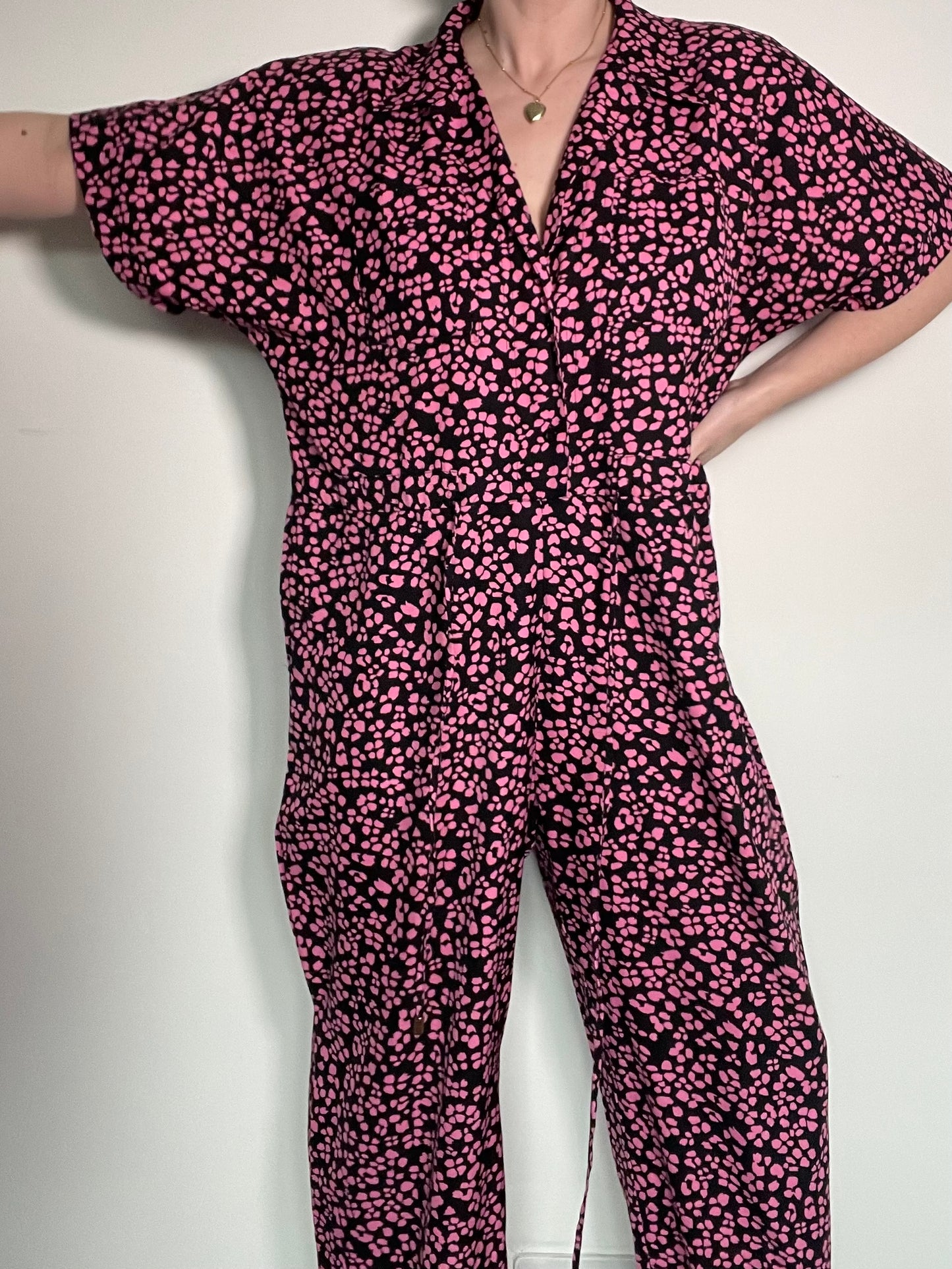 Dancing Leopard Jumpsuit - Size 16