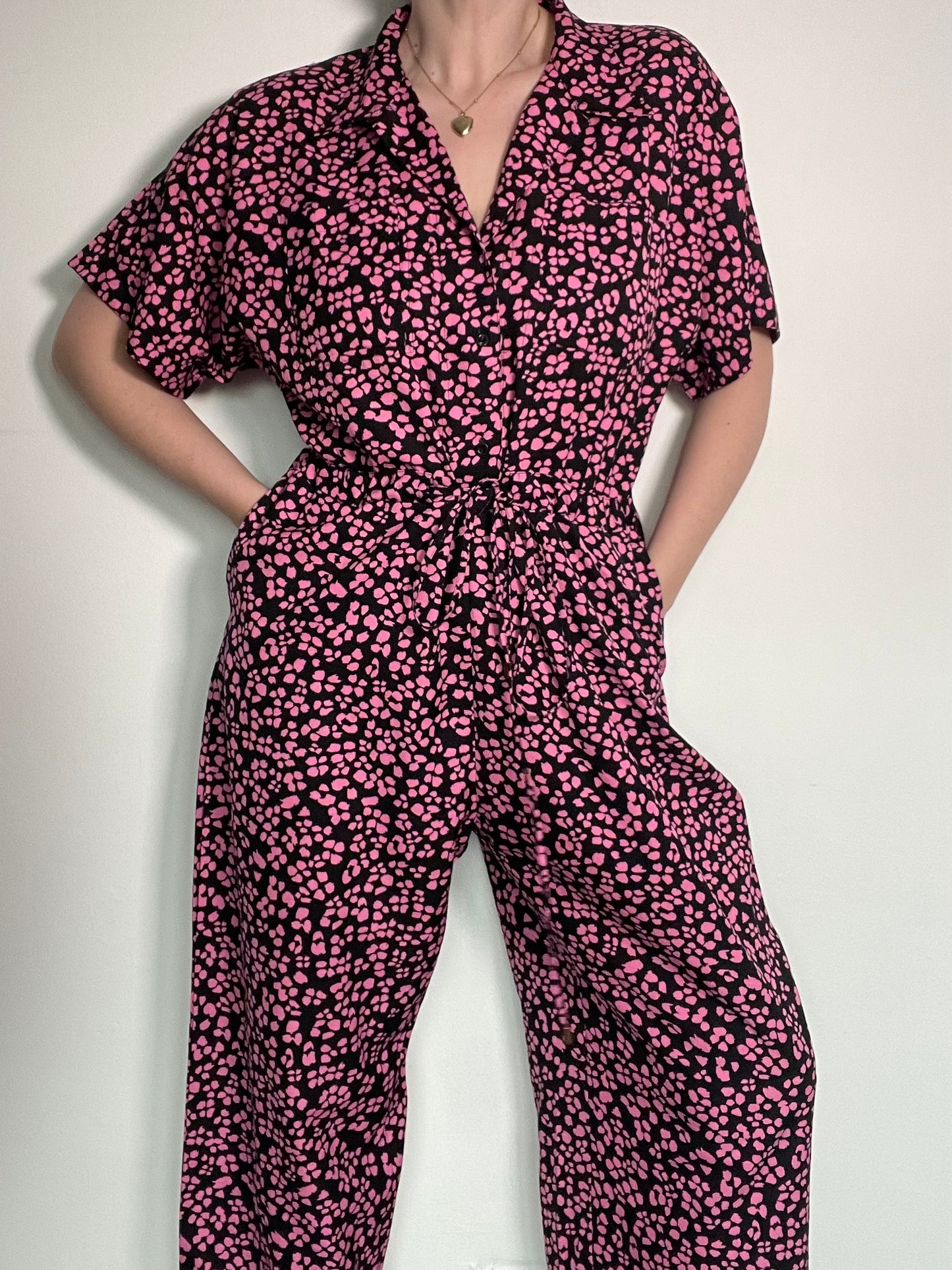 Dancing Leopard Jumpsuit - Size 16