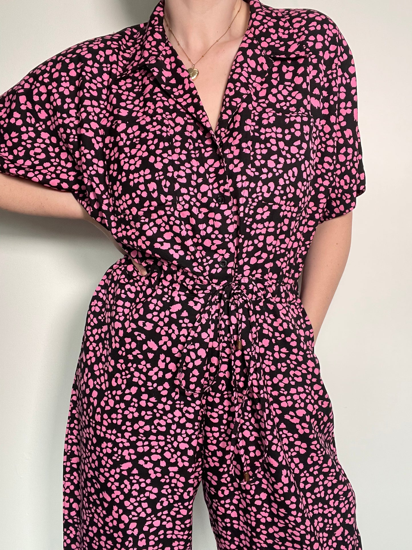 Dancing Leopard Jumpsuit - Size 16