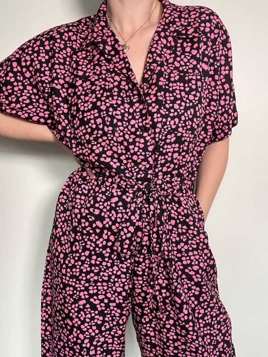 Dancing Leopard Jumpsuit - Size 16
