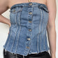 Zara Denim Corset - Size XXL