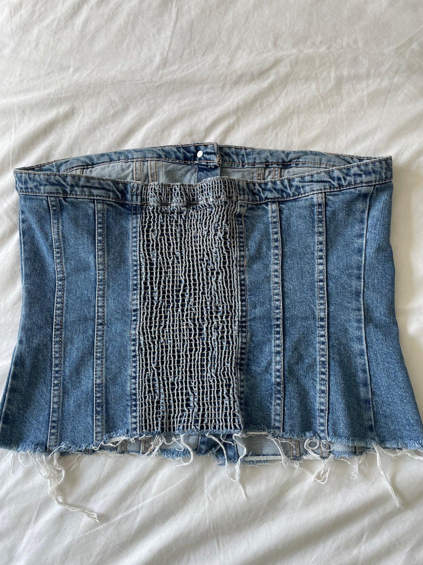 Zara Denim Corset - Size XXL