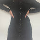 Black Denim Dress - Size 14